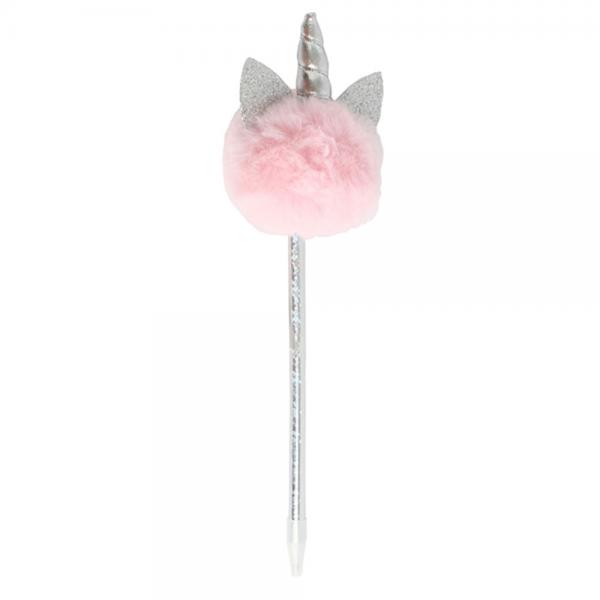 Unicornpen med Pompom Bold