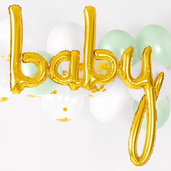 Baby Guld Folieballon
