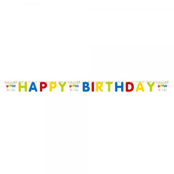 Happy Birthday Streamers Guirlande