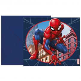 Invitationskort Spiderman Crime Fighter