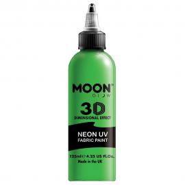 Moon Glow Neon UV Tekstilfarve Grøn 125 ml