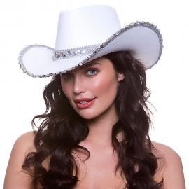 Cowgirl Hat Hvid