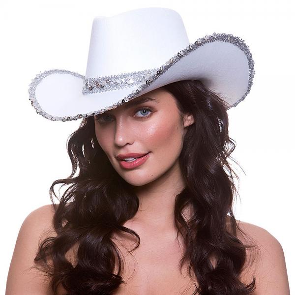 Cowgirl Hat Hvid