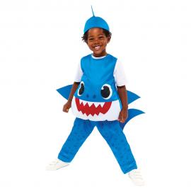 Baby Shark Kostume Blå