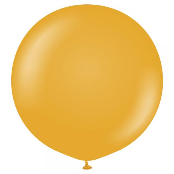 Sennepsgule Gigantiske Latexballoner Mustard 2-pak