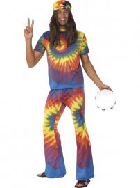 60'er Farverig Hippie Kostume