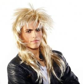 80'er Rocker Blonde Paryk