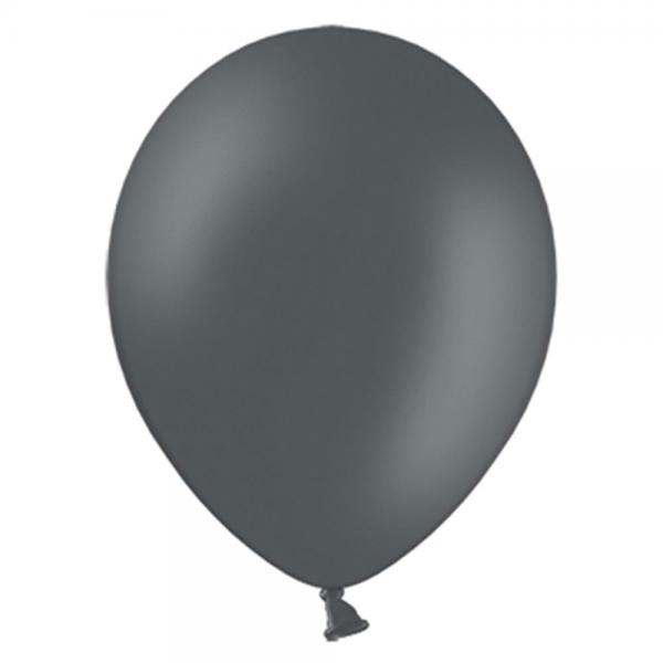 Sm Pastel Gr Latexballoner 100-pak