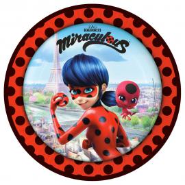 Paptallerkener Miraculous Ladybug