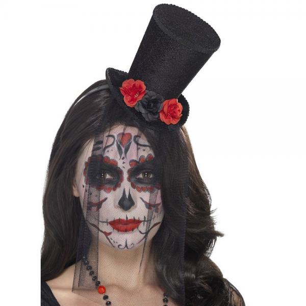 Day Of The Dead Top Hat Mini
