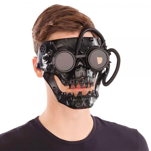 Steampunk Ddninehoved Maske