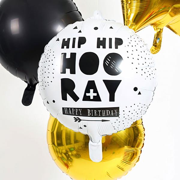 Hip Hip Hooray Folieballon