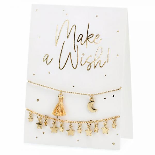 Make a Wish Kort med Armbnd