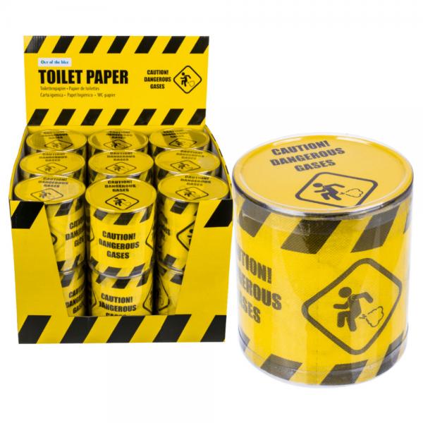 Toiletpapir Caution Dangerous Gases