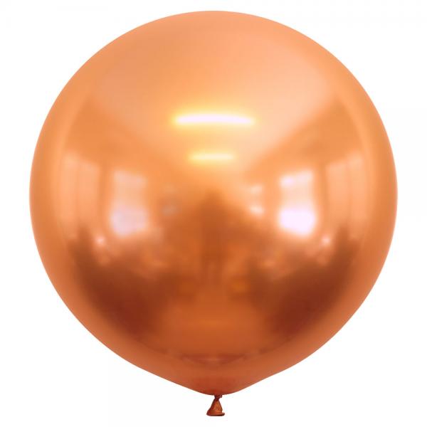 Kobber Kmpestor Chrome Latexballoner 2-pak