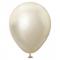 Gyldne Miniballoner Chrome White Gold