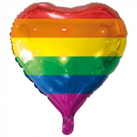 Pride Hjerte Folieballon