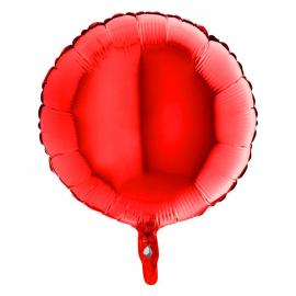 Stor Rund Folieballon Rød