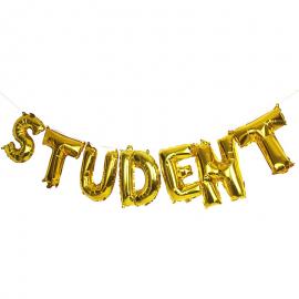 Student Folieballoner Guld