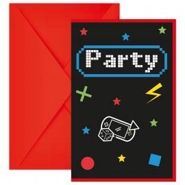 Invitationskort Gaming Party