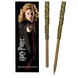 Hermione Tryllestav Pen & Bogmærke