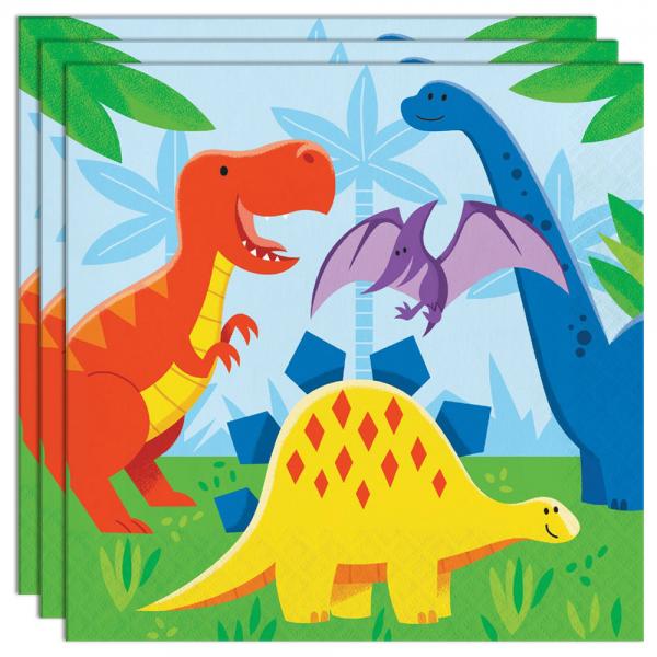 Servietter Dinosaur Friends