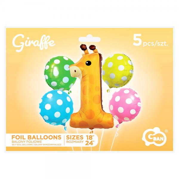 Giraf Ballonbuket 1 r