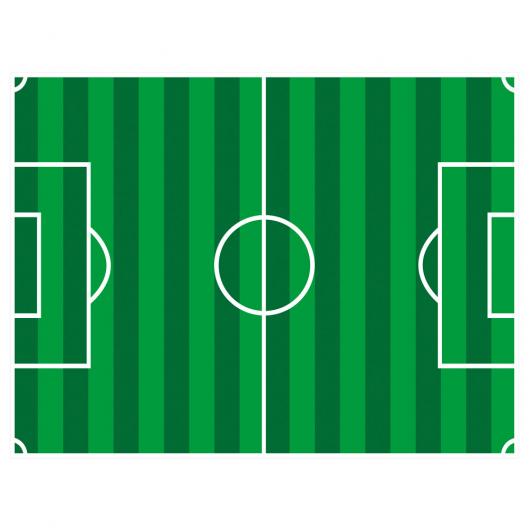 Fodboldbane Kage Sukkerprint Aflang Partyhallen.dk