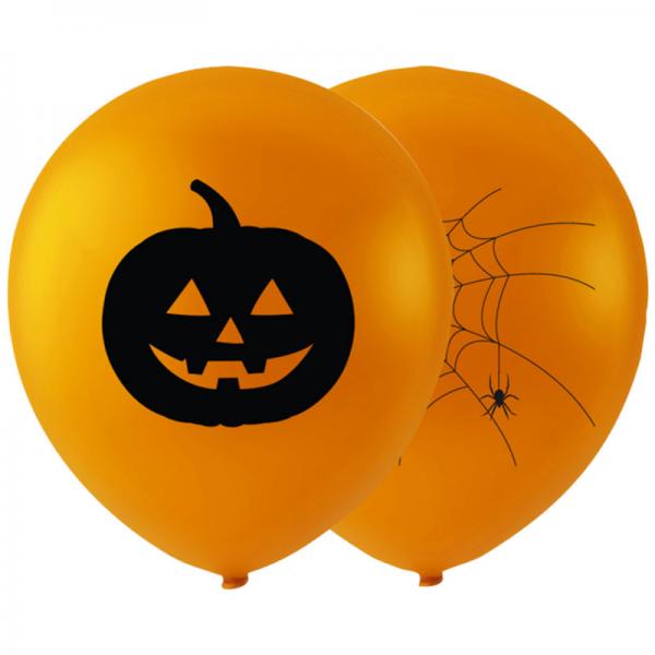 Store Halloween Balloner med Spindelvv