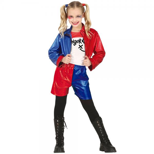 Dangerous Glam Harley Quinn Kostume Brn