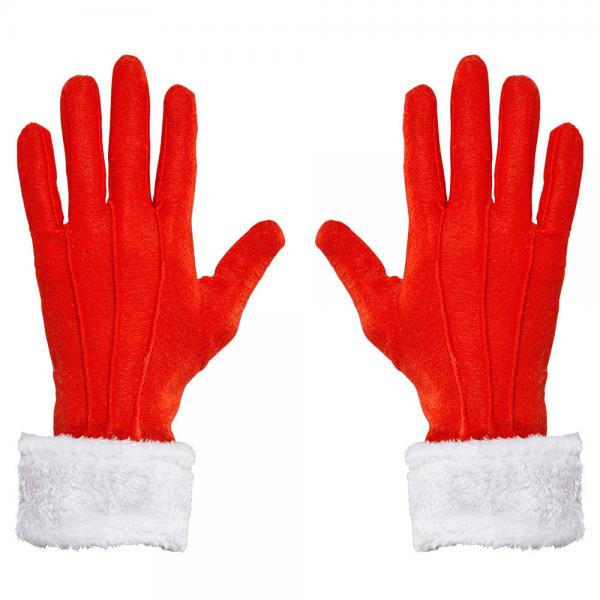 Rde Julemand Handsker
