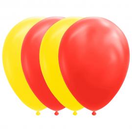 Ballonmix Rød/Gul 10-pak