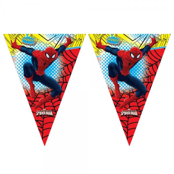 Spiderman Flagguirlande
