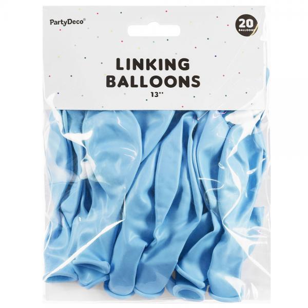 Linking Latexballoner Lysebl 20-pak