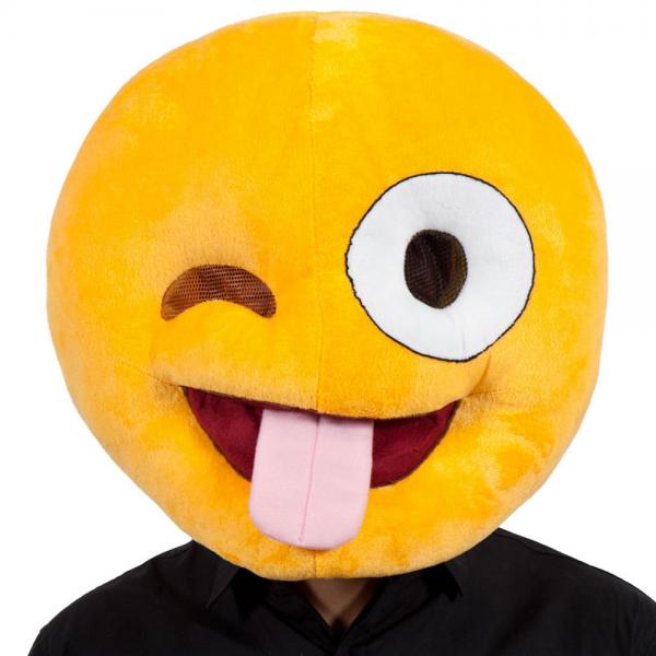 Crazy Head Smiley Maske