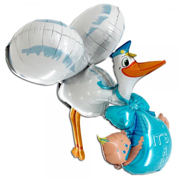 Folieballon Stork It's a Boy