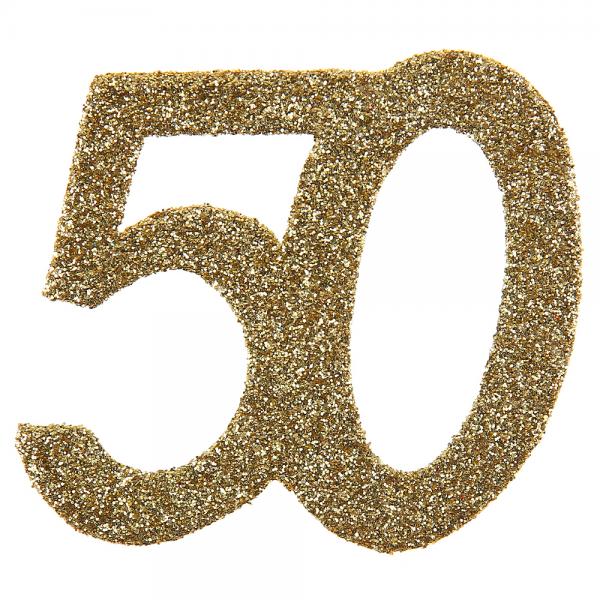 Glitterkonfetti 50 r Guld