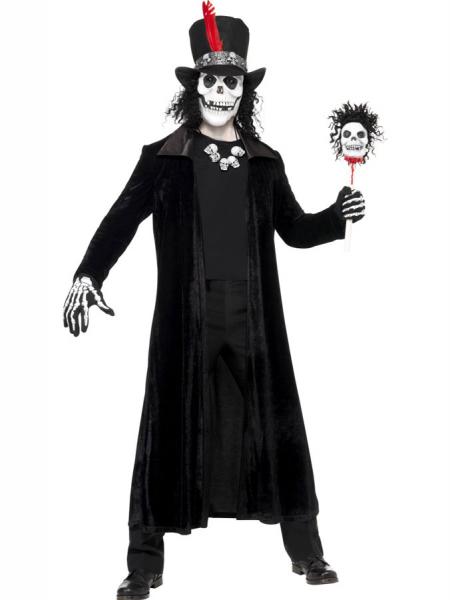Heksemester med Voodoo Maske Kostume