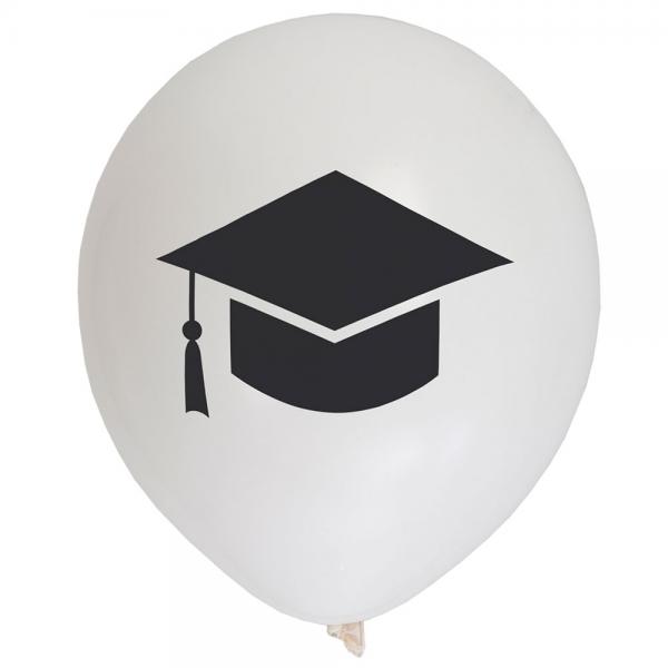 Balloner Eksamenshuer Hvide
