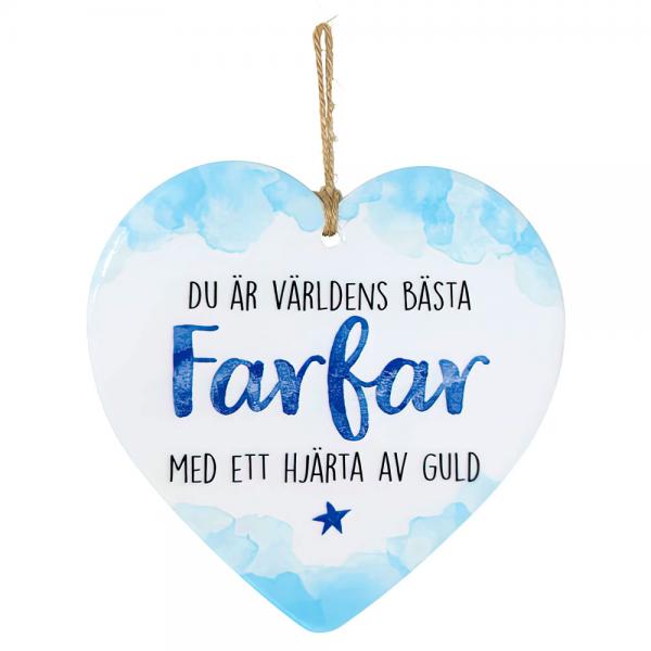 Farfar Keramisk Hjerte