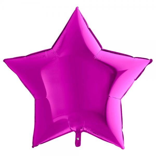 Folieballon Stjerne Lilla XL