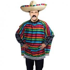 Mexicansk Poncho Budget Kostume