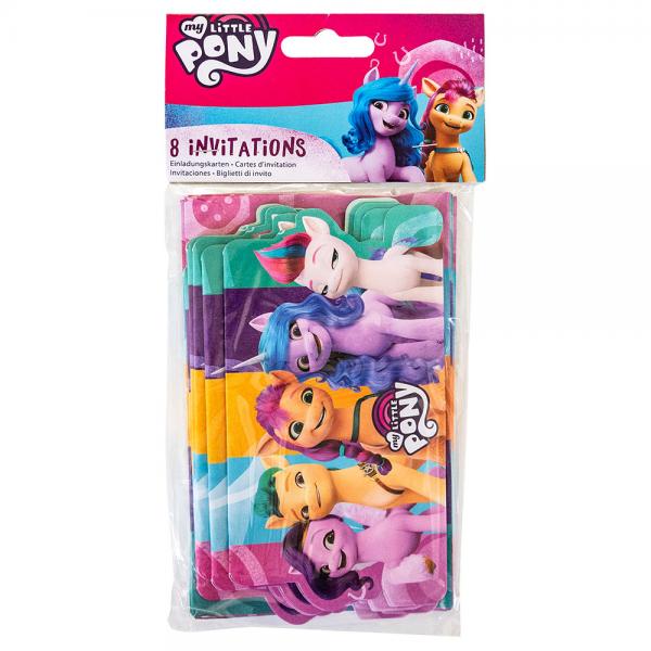 My Little Pony Invitationskort og Konvolut