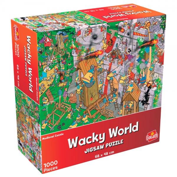 Wacky World Middelalderborg Puslespil 1000 Brikker