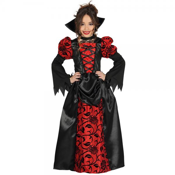 Victorian Vampiress Kostume Brn