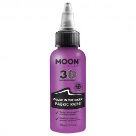 Moon Glow Selvlysende Tekstilfarve Lilla 30 ml