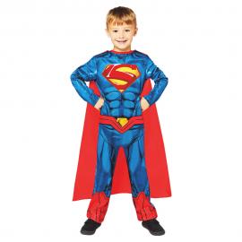 Superman Kostume Øko Børn 3-4 År