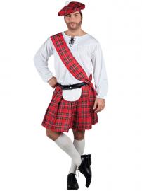 Skotte med Kilt Kostume