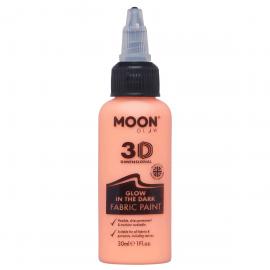 Moon Glow Selvlysende Tekstilfarve Orange 30 ml