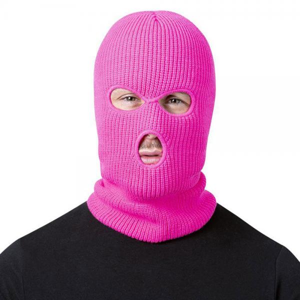 Balaclava Skimaske Neon Pink